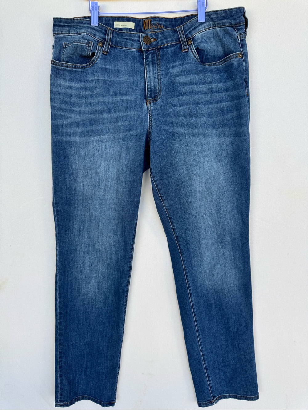 Kut from the Kloth Carrie Boyfriend Blue Stretch Jeans